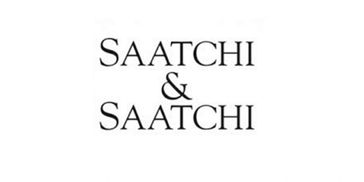 Saatchi and Saatchi logo in black color with a white background