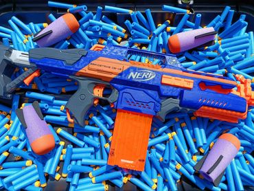 Nerf darts and big blaster