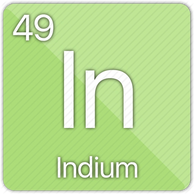 Indium element symbol and atomic number