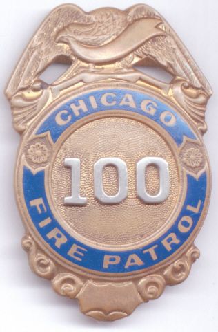 Chicago Fire Insurance Patrol,uniform badge,Chicago fire patrol,fire patrol,fire insurance patrol
