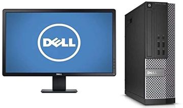 Dell desktop computer with monitor and tower.