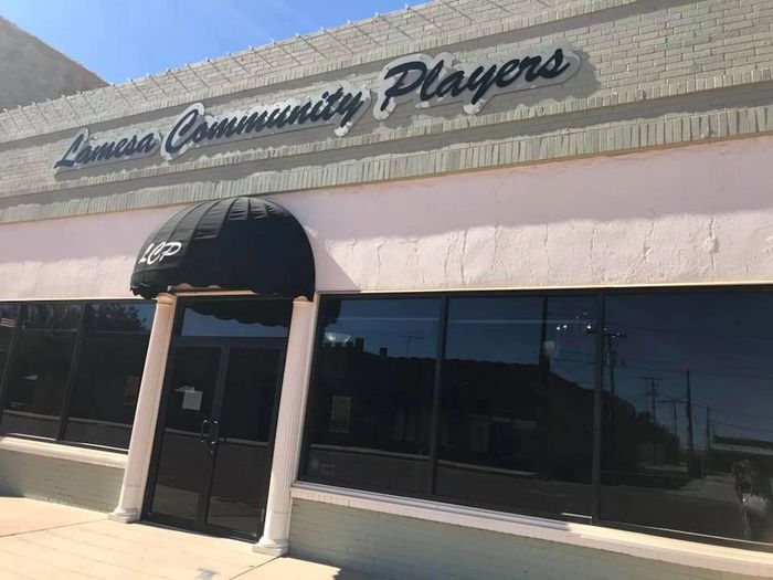 Front of Lamesa Community Players Theater, 214 North Austin, Lamesa, Tx