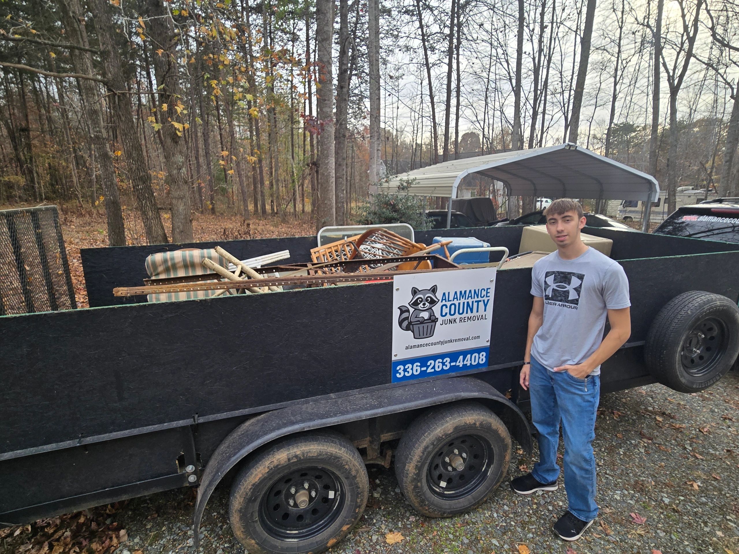 Junk removal in Burlington NC. Junk hauling in Burlington NC. Debris removal in Burlington NC.