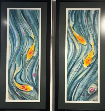 Katrina Meister Fine Watercolor Art displayed at ART onFirst, Gallery