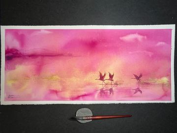 Katrina Meister Fine Watercolor Art displayed at ART onFirst, Gallery