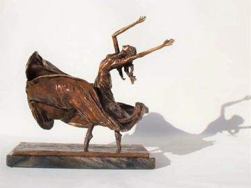 Laura Teste Figurative Bronze Sculpture at ART on FIRST, a Gallery of beautiful things