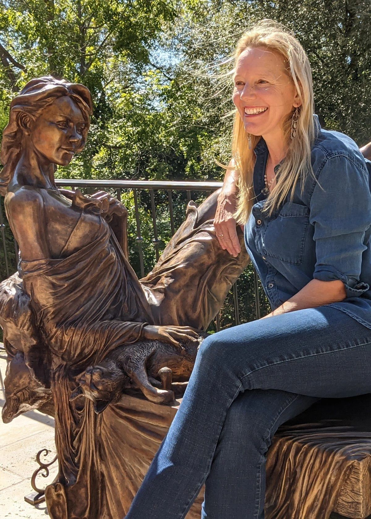 Laura Teste Figurative Bronze Sculpture at ART on FIRST, a Gallery of beautiful things