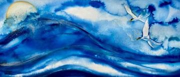 Katrina Meister Fine Watercolor Art displayed at ART onFirst, Gallery