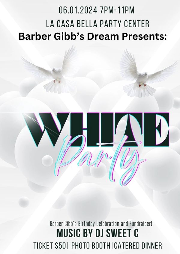 Please join us as we celebrate DeVaughns birthday at our annual Barber Gibbs Dream fundraiser.