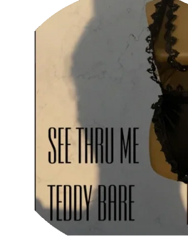 See Thru Me Teddy Bare