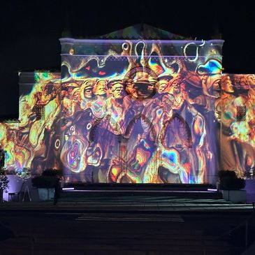 Projection mapping on Chapel.