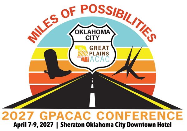 Logo for 2027 GPACAC Conference in Oklahoma City.