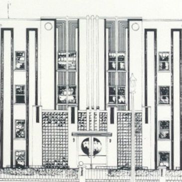 24 N. Goodman Drawing of Building