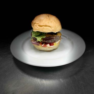 On-site catering includes fajita and gourmet burger bar options