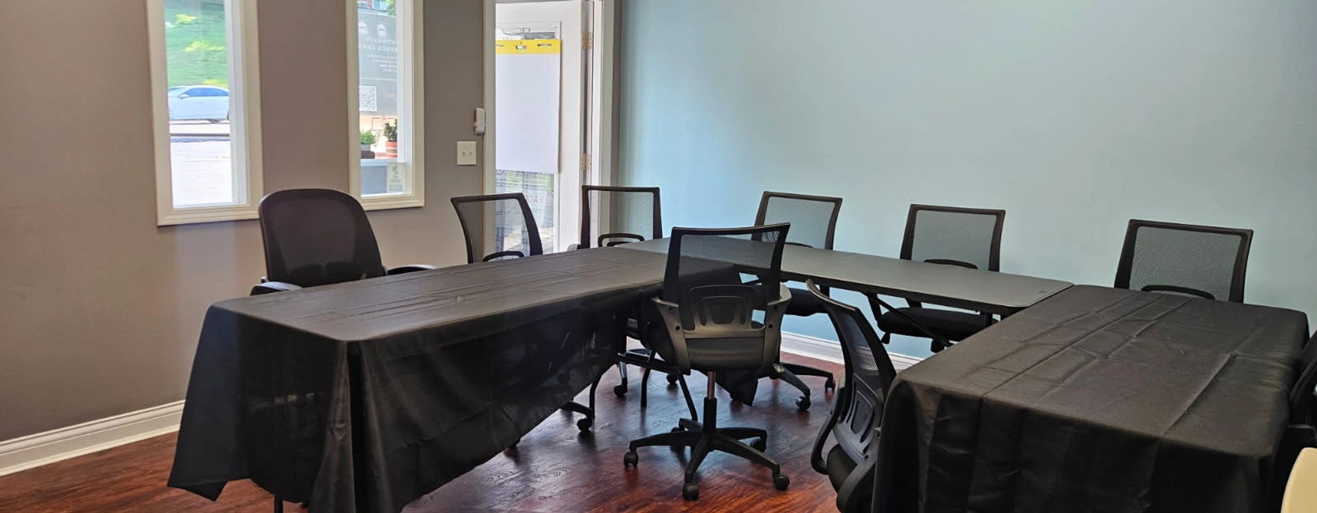 Southgate Conference Center configured one out of many ways the tables can be arranged.