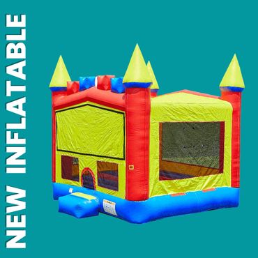 Bounce House Rentals Katy TX Multicolor Red Blue, Yellow Bounce House