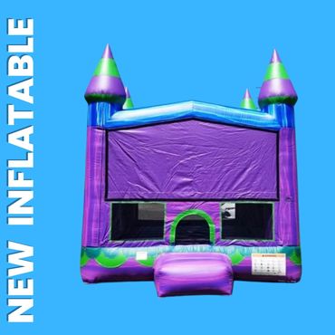 Bounce House Rentals Katy TX Purple Dream Themed Bounce House
