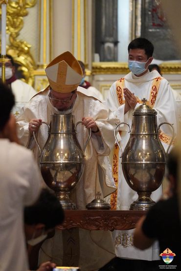 Bishop at the Chrism Mass