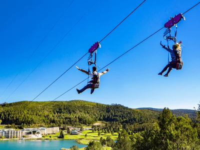 Ruidoso NM zip line Ski Apache
