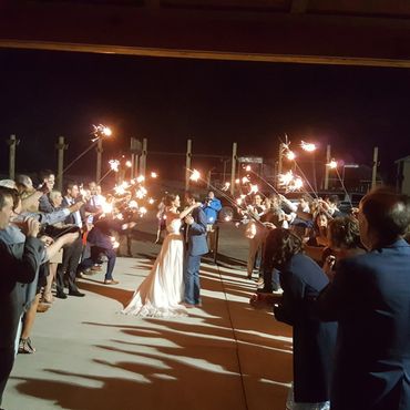 Wedding Sparkler Send off