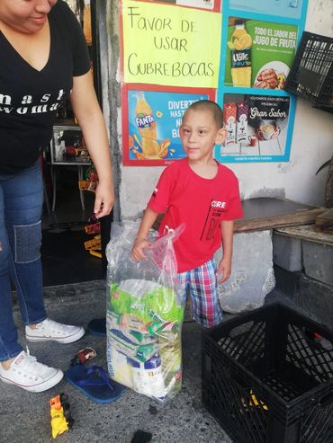 En FIMA AC hemos entregado despensas a niños y niñas con discapacidad en convenio con MERCO y DIF