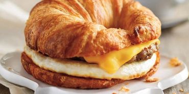 Sausage Egg and Cheese Croissant