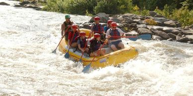 Adventure tours including rafting the Ocoee River!