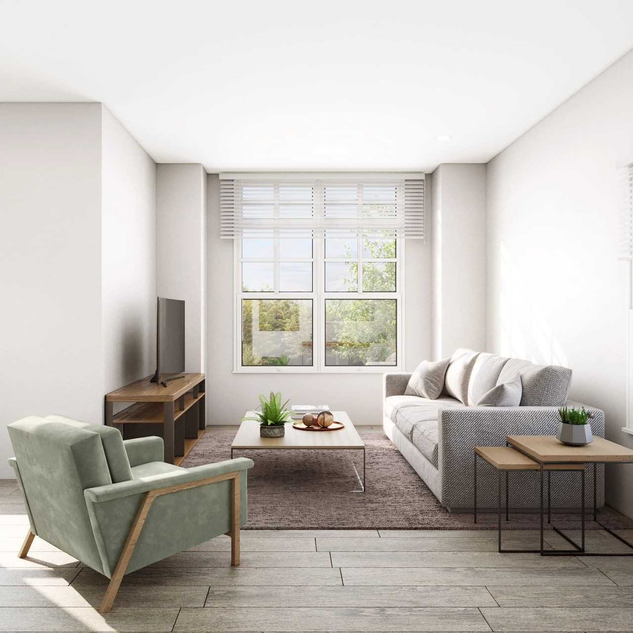 living room Amelia townhomes village