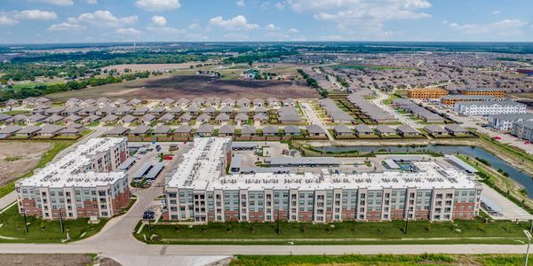 aerial view of the exterior of Palladium East Foster Crossing