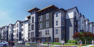 Palladium Carver Living rendering