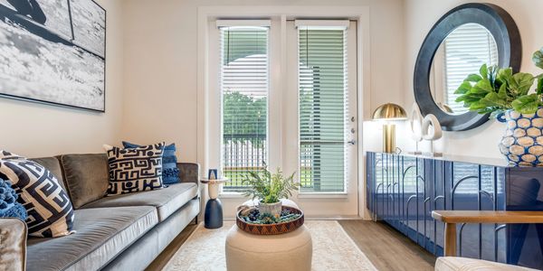 living room with modern furniture