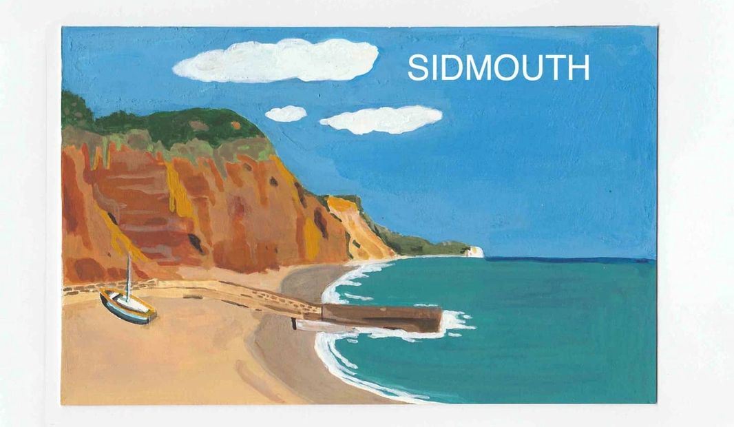 A picture painted for our exclusive use by friend and local artist and print maker @kaymcdonagh51