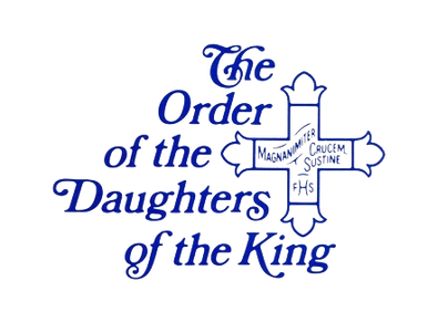 The Order of the Daughters of the King logo: a stylized cross.