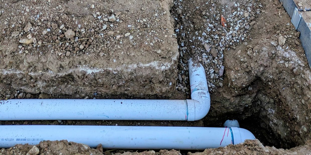 stormwater and rainwater installation using 90mm stormwater pipes