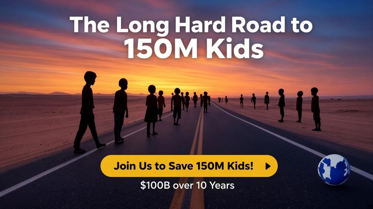 The Long Hard Road to 150M Kids - Join Us to Save 150M Kids!