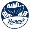 Logo of Bannys in White and Blue Color