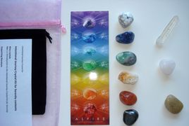 Crystal Kits and Guides for: Prosperity, Wellbeing, Serenity, Love, Career Fulfillment,
Calcite Chak