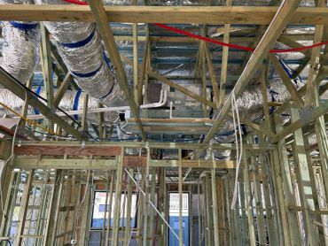 Ducted Split System - indoor unit and duct work, East Bendigo