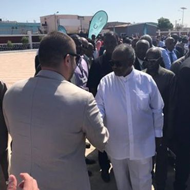 Cibuti Finans Bakanlığı Binası Açılışı Cumhurbaşkanı İsmail Omer Guelleh ile birlikte