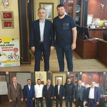 Rize Belediye Başkanımızı Sayın rahmi Metin ve Başkan Yardımcıları ile yapılan Toplantı