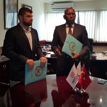 Cibuti Finans Bakanı İlyas Dawaleh İmza Töreni