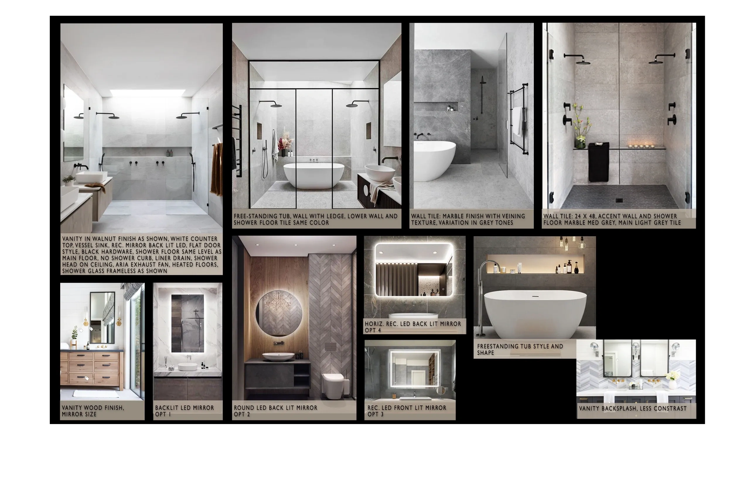 ENSUITE INSPIRATIONAL IMAGES