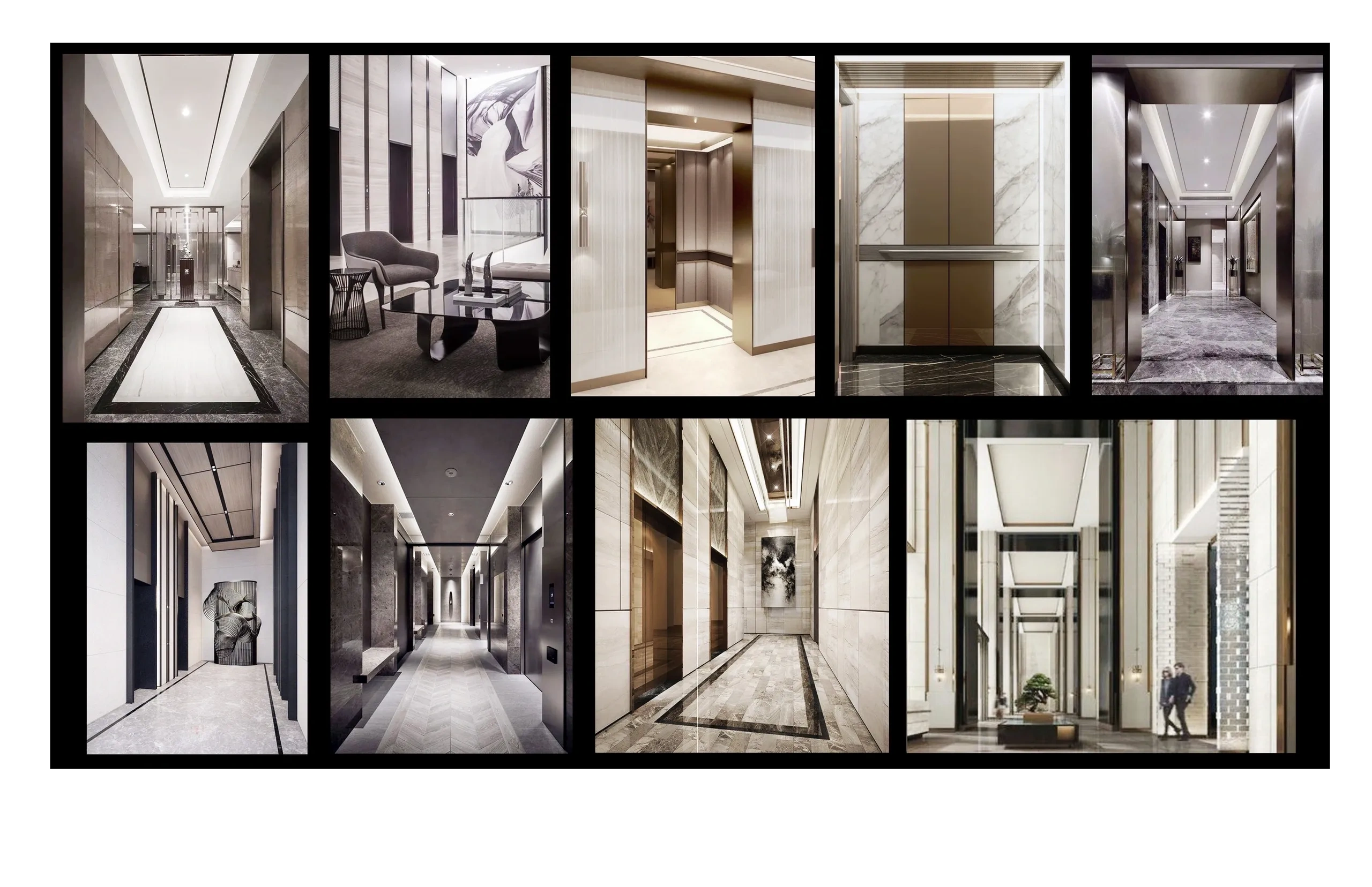 ELEVATOR LANDING INSPIRATIONAL IMAGES PROPOSAL