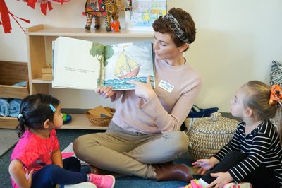 Montessori toddler reading
