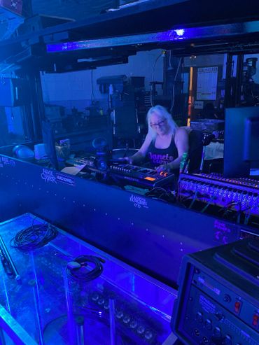 Audio and lighting console