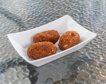 freshly made Suppli trio
