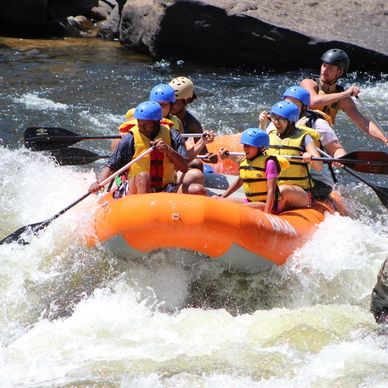 Whitewater rafting