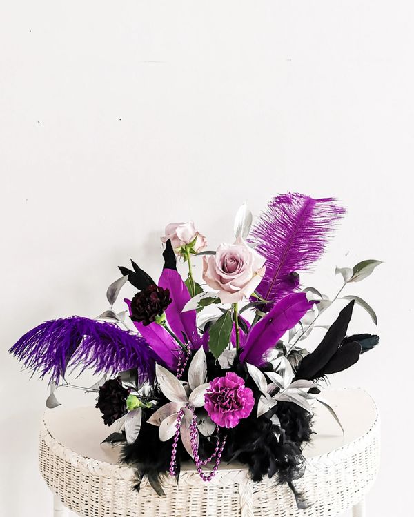 Centre de table bal masqué