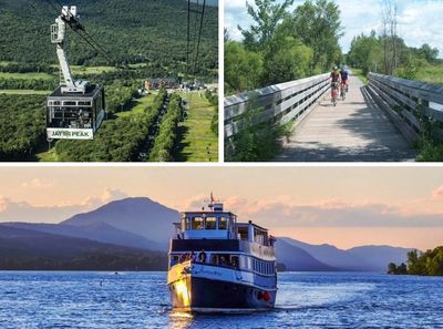 Outdoor recreation is close by-- Jay Peak, Newport bike trail, Lake Memphremagog