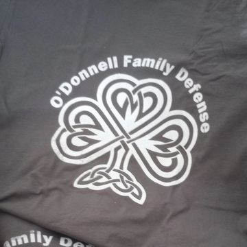 gray odonnell family defense tshirt